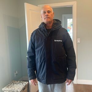 SIMMS Challenger Insulated jacket, water and wind proof, like new.